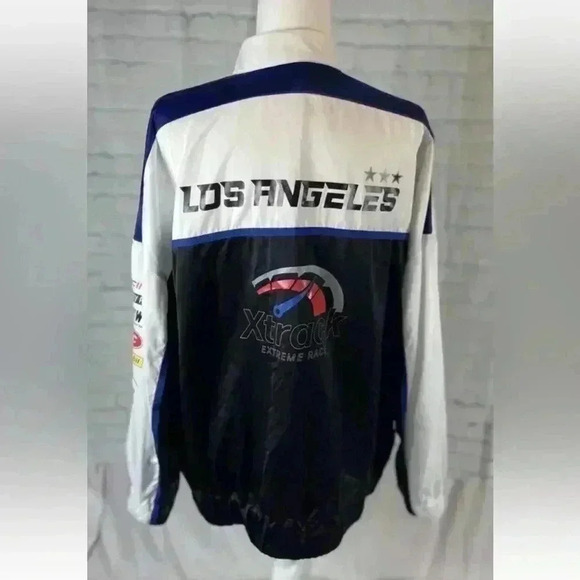 H&M Divided Women’s size M Block Colour Racing Sports Oversized Jacket Motocross - Picture 2 of 16